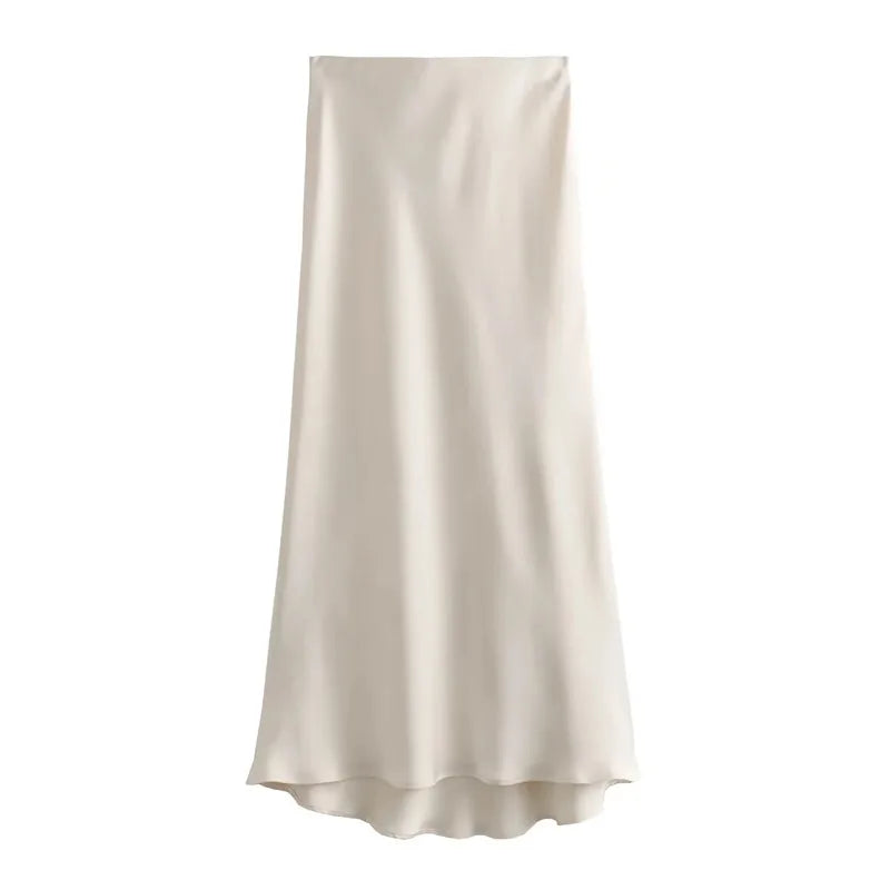 Madeline™ | Elegant Satin Skirt