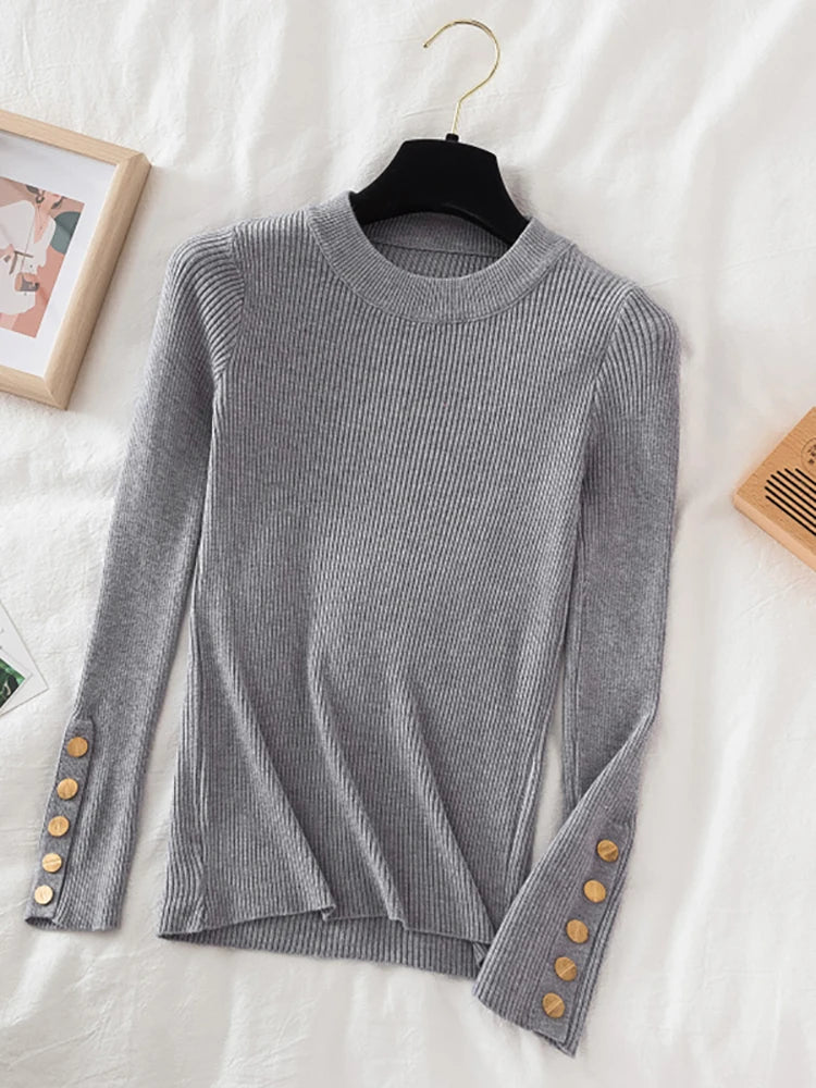 Nina™ | Elegant O Neck Pullover