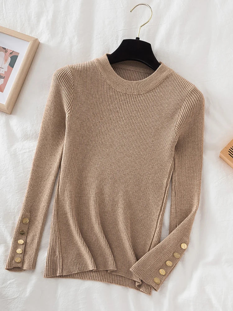 Nina™ | Elegant O Neck Pullover