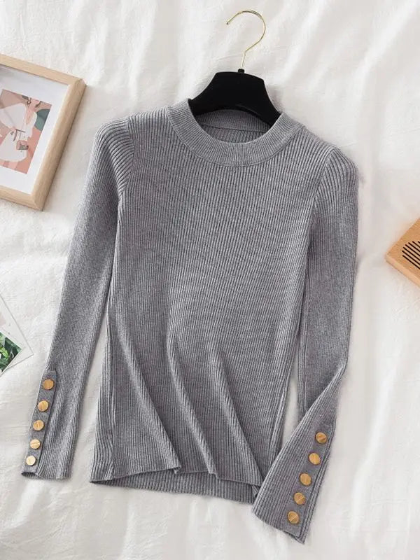 Nina™ | Elegant O Neck Pullover