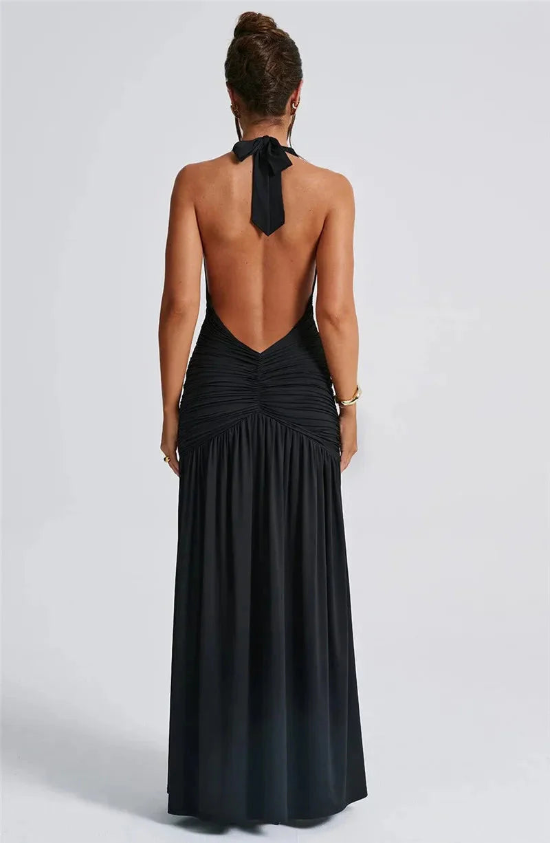 Cassie™ |  Elegant Maxi Dress with High Split