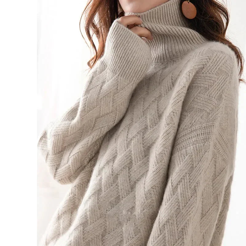 Indrani™ | Cashmere Turtleneck Sweater