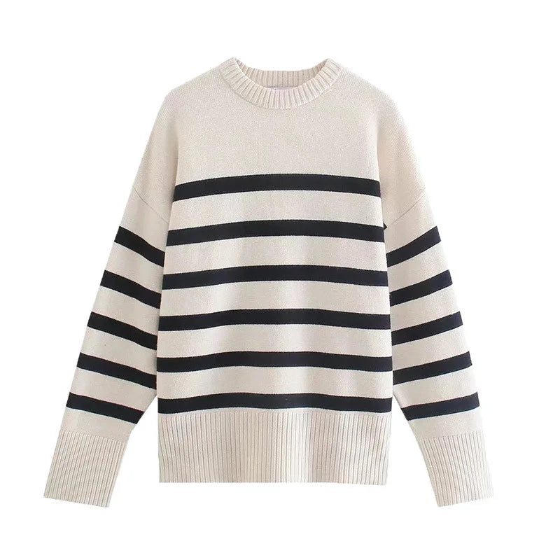 Luna™ |  Oversized Striped Sweater