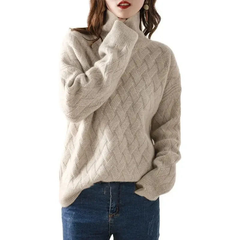 Indrani™ | Cashmere Turtleneck Sweater