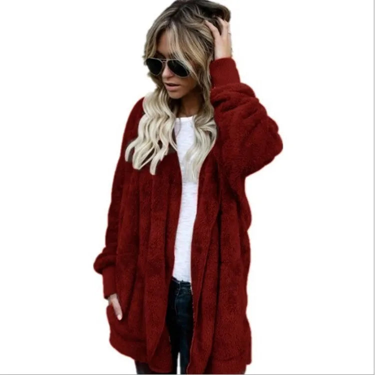 Melia™ | Double Fleece Plush Cardigan