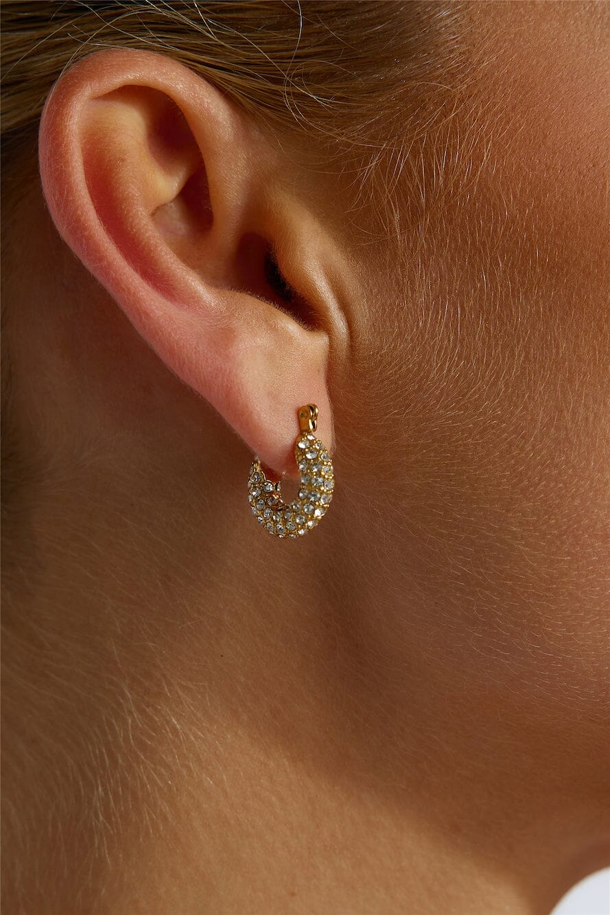 Jill™ | 18k Gold Plated Be My Treasure Earrings Gold