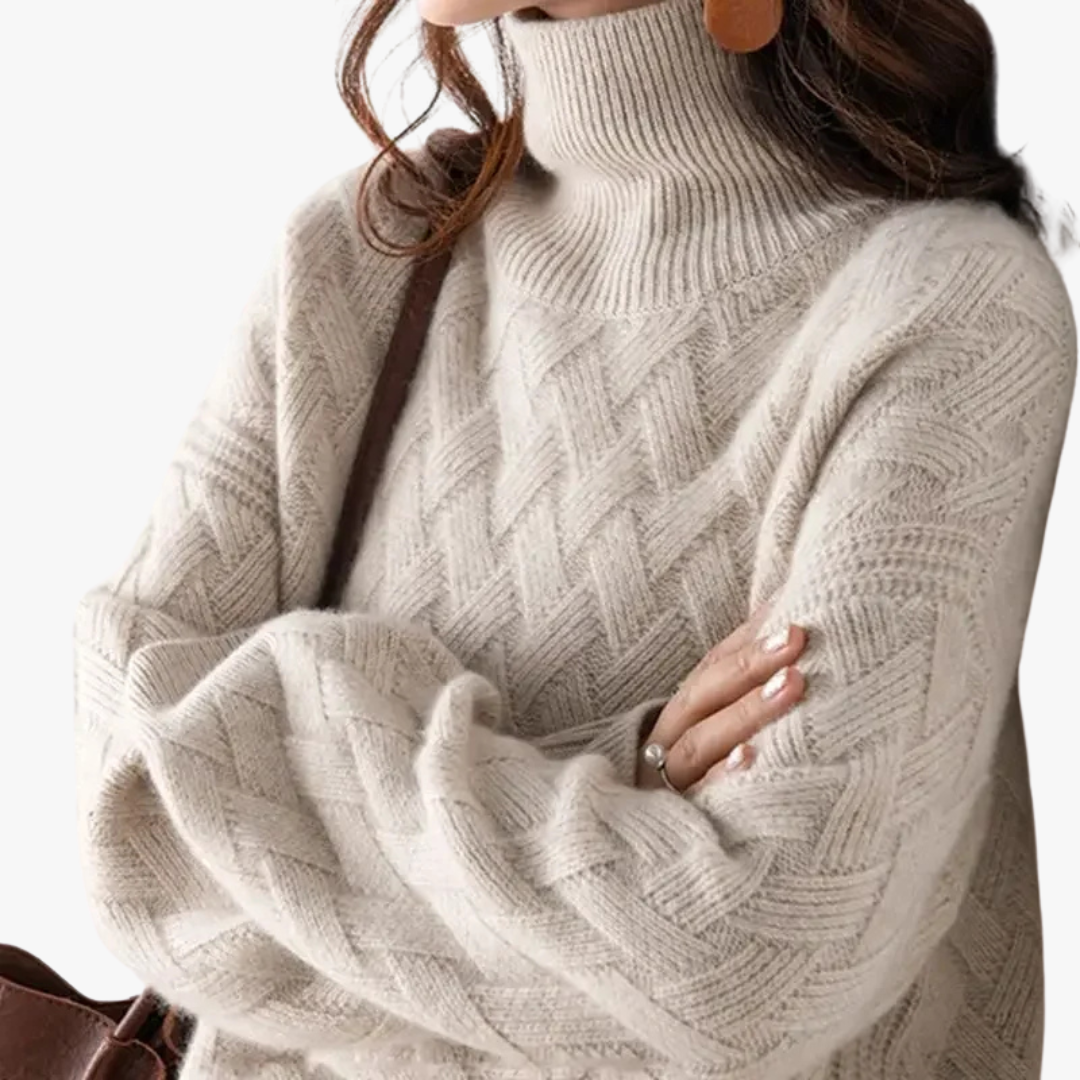 Indrani™ | Cashmere Turtleneck Sweater