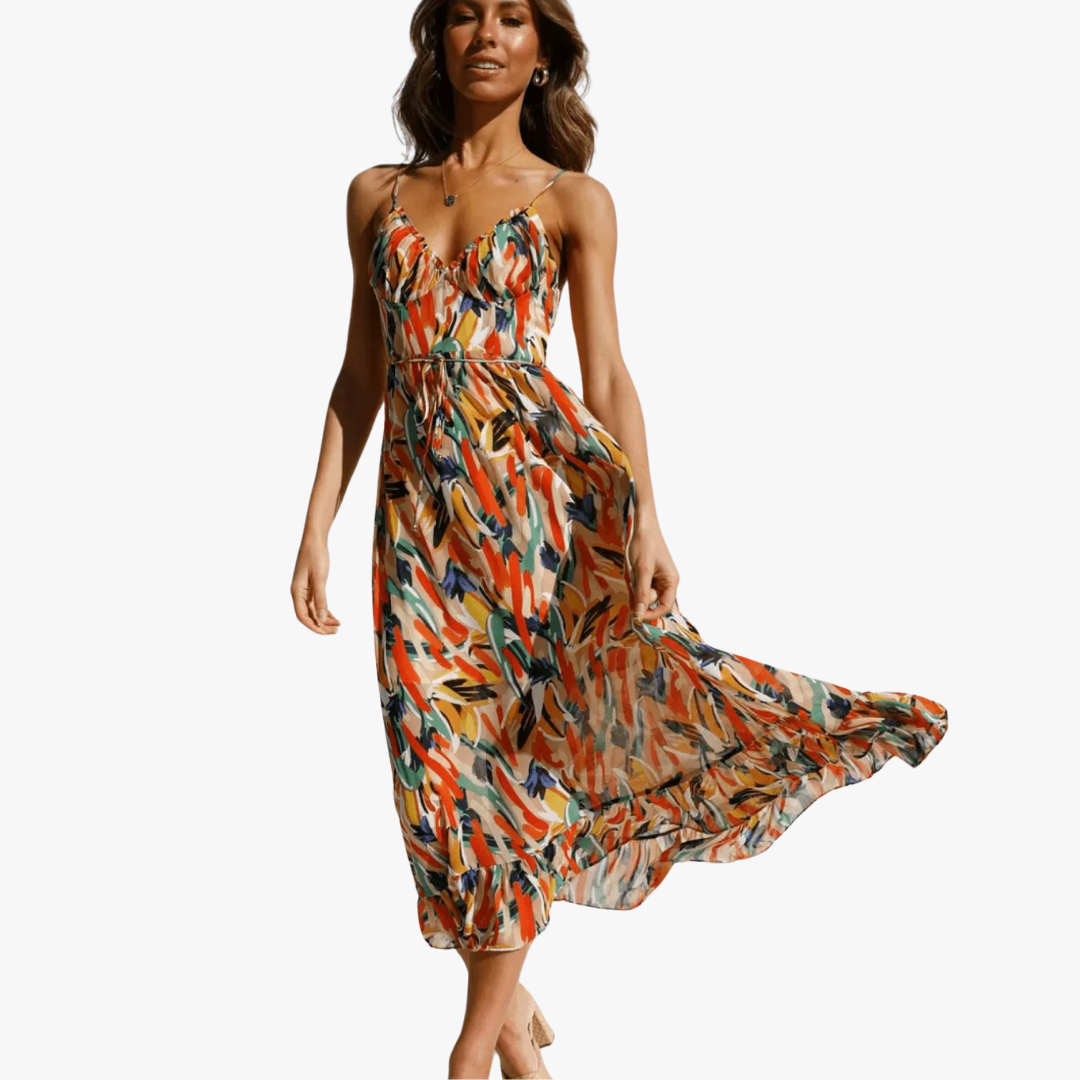 Chiara™ |  Colored Midi Dress