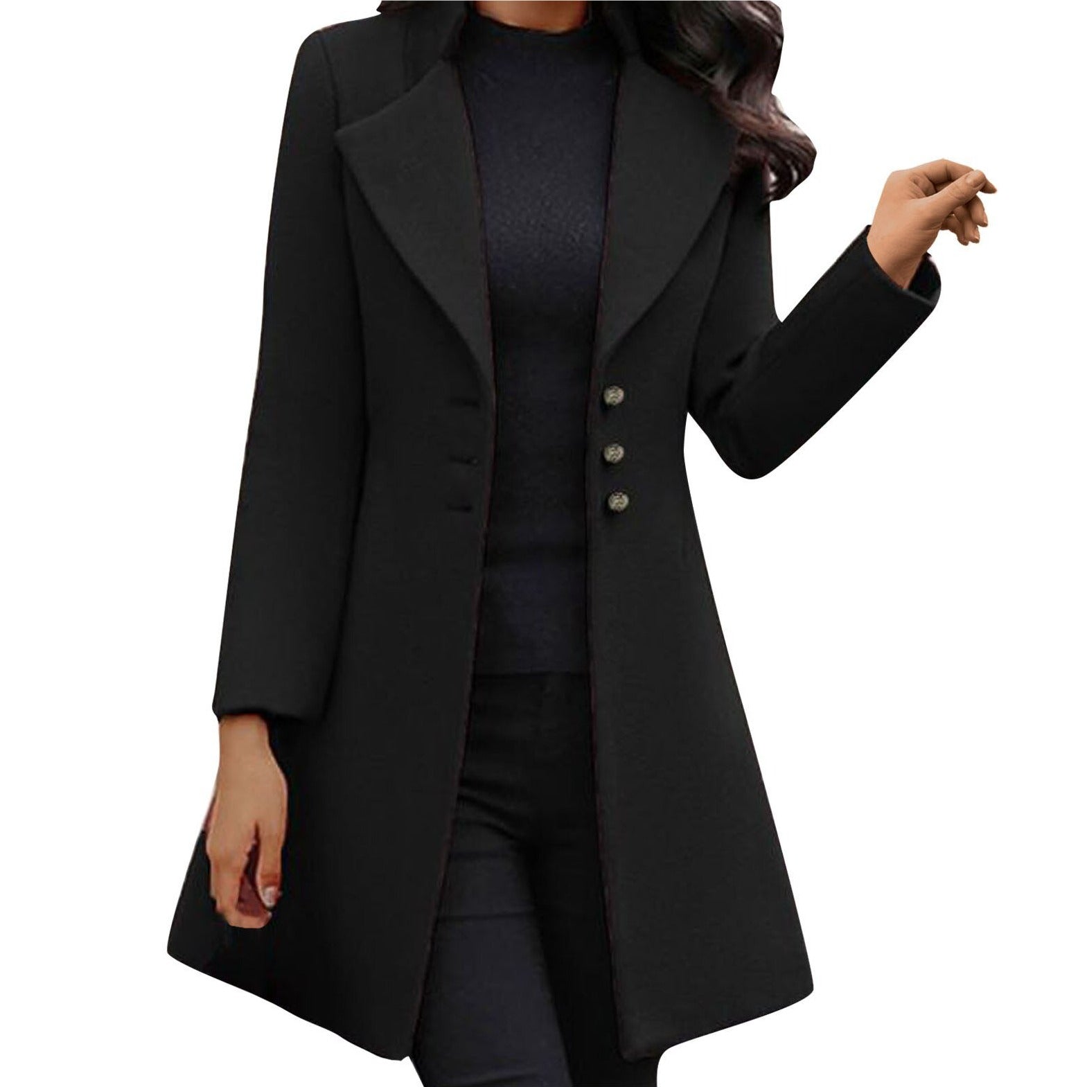 Vicky™ | Long-Sleeved Woolen Coat