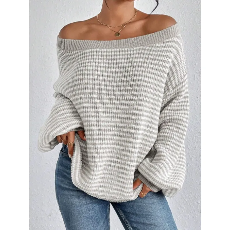 Olivia™ | Cozy Striped Knit Sweater