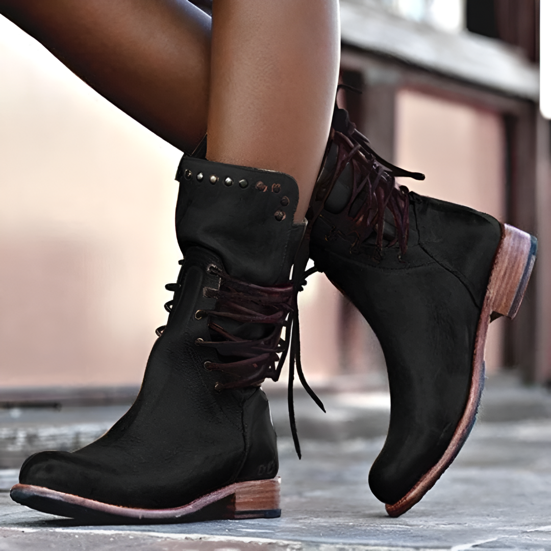 Annia™ | Leather Boots