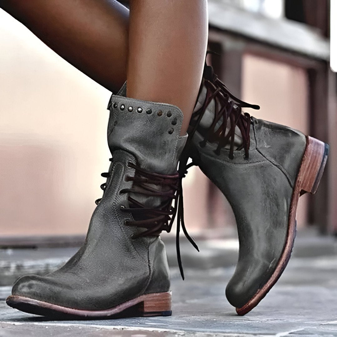 Annia™ | Leather Boots