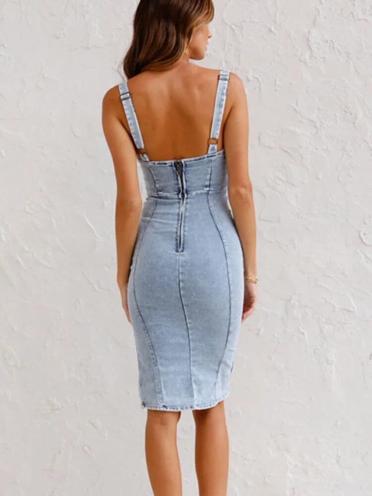 Lara™ |  Denim Dress