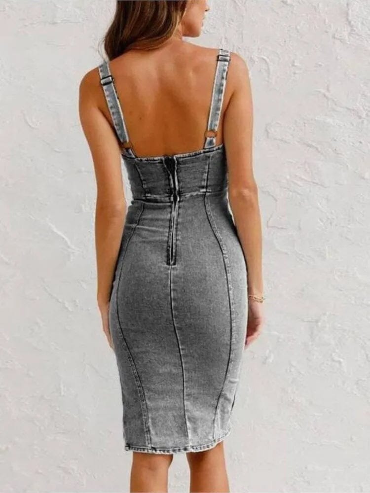 Lara™ |  Denim Dress