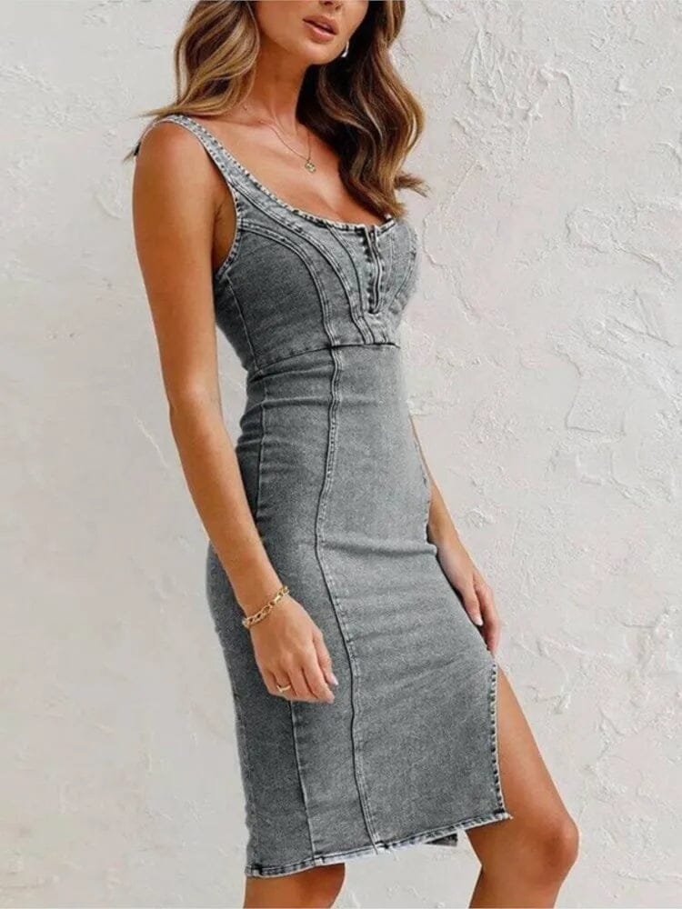 Lara™ |  Denim Dress