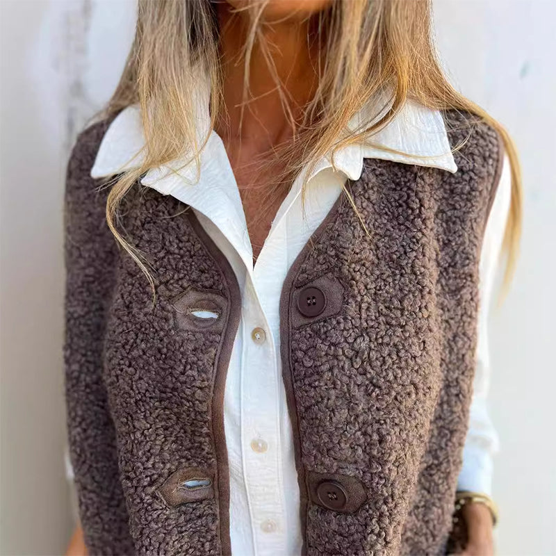 Bella™ | Soft Wool Cardigan With Buttons